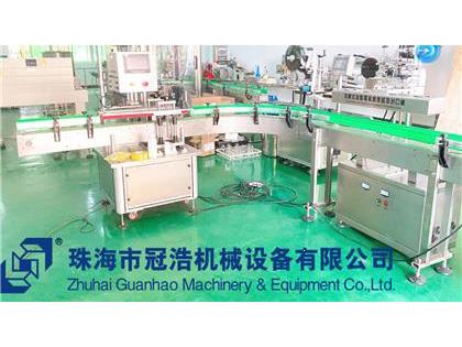 旋蓋機(jī)，鋁箔封口機(jī)，貼標(biāo)機(jī)，噴碼機(jī)，整套生產(chǎn)線已完成生產(chǎn)送貨至客戶公司